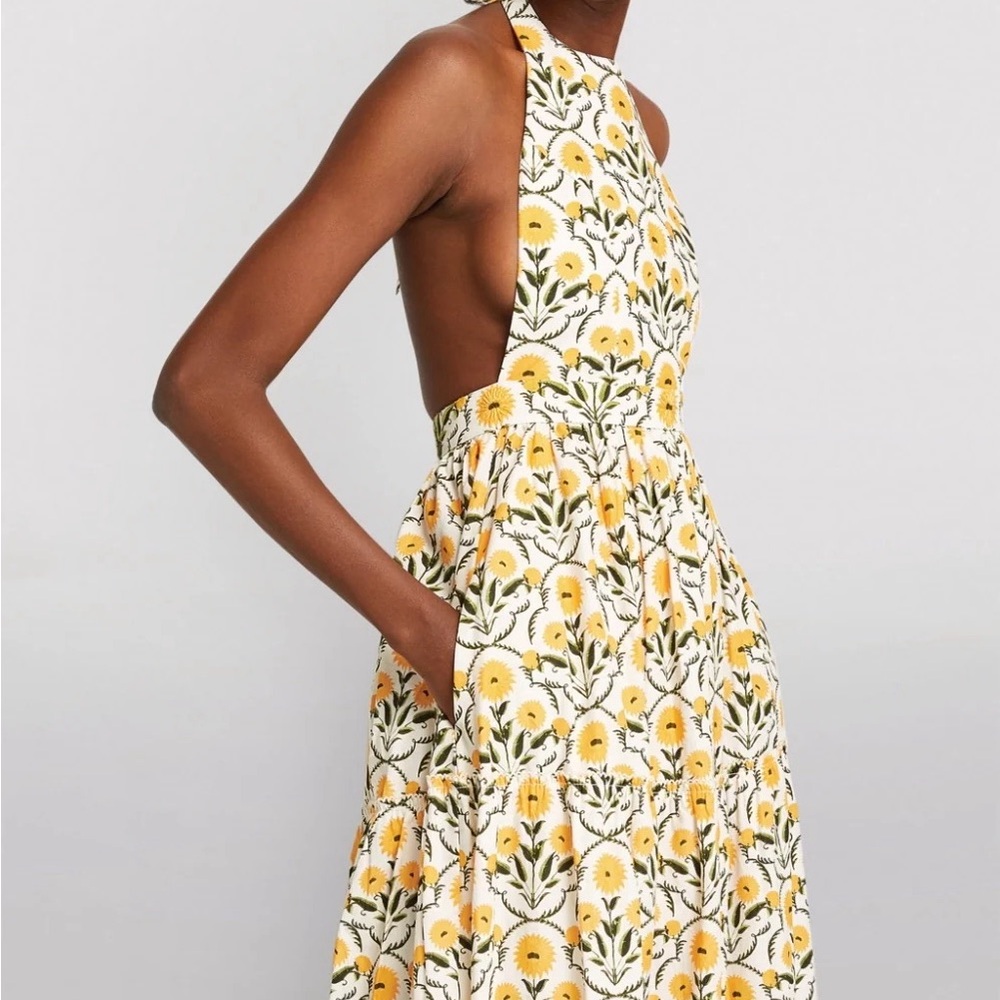 Agua by Agua Bendita Naranja Dress in Banana Floral - Picture 3 of 6